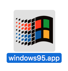 Mac Windows95アプリを使ってみる ハジカラ
