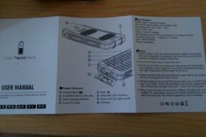 soluser ソーラーバッテリー モバイルバッテリーソーラーチャージャー 　説明書１