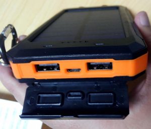 soluser ソーラーバッテリー モバイルバッテリーソーラーチャージャー 　USB