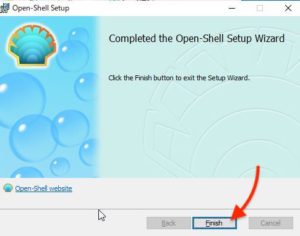 OpenShell　Finish