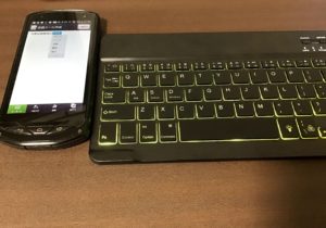 Bluetooth3.0 Keyboard　並べる