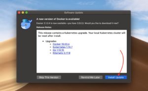 Intego VirusBarrier Scannerマルウェア　Dockerアップデート