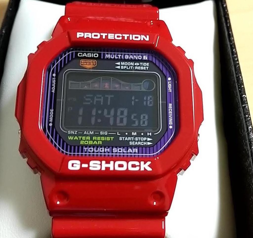 正規販売店] CASIO G-SHOCK GWX-5600C 電波ソーラー タイドグラフ kids