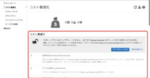 AWS Trusted Advisor　コスト最適化