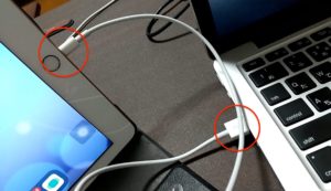 iPad Mac接続　ケーブル