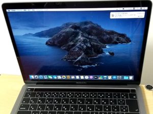 2020年モデル13インチMacBook Pro　セットアップ完了