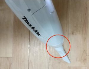 マキタのクリーナーCL107FDSHW掃除　ノズル