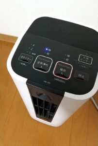 プラズマクラスター セラミックファンヒーターHX-JS1-W　空気強