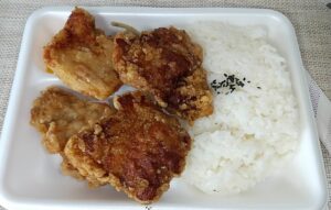 さくら商店品川シーサイド店　あいもり弁当　唐揚げ4つ