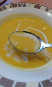 サイゼリヤ　かぼちゃのスープ
