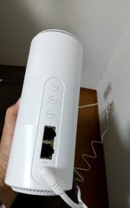 Broad WiMax +5G　電源接続