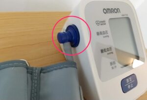 オムロン上腕式血圧計「HEM-7210」　接続状態
