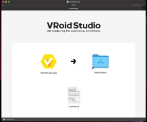 Vroid Studio正式版インストール　インストーラー