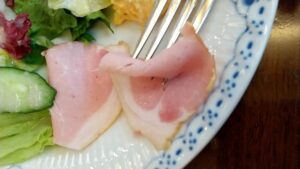 椿屋珈琲店 新橋はなれ モーニングセット　ハム
