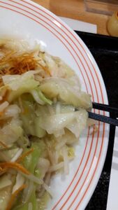 リンガーハット　野菜たっぷり皿うどん　生姜ドレッシング