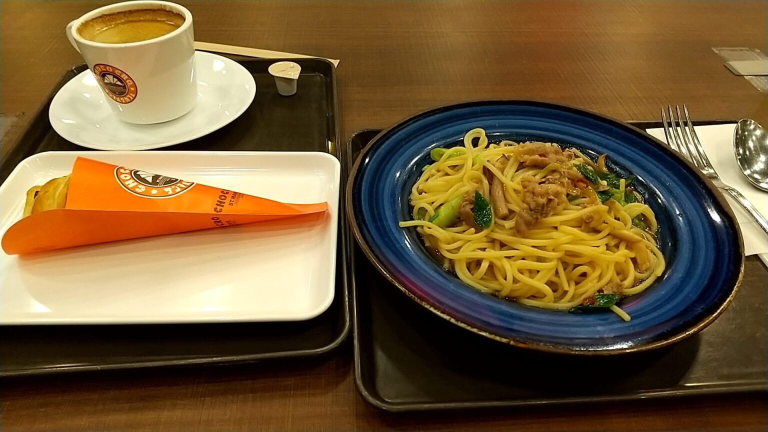 コーヒーだけでなく食事もしたい サンマルクのパスタメニューをいただく ハジカラ