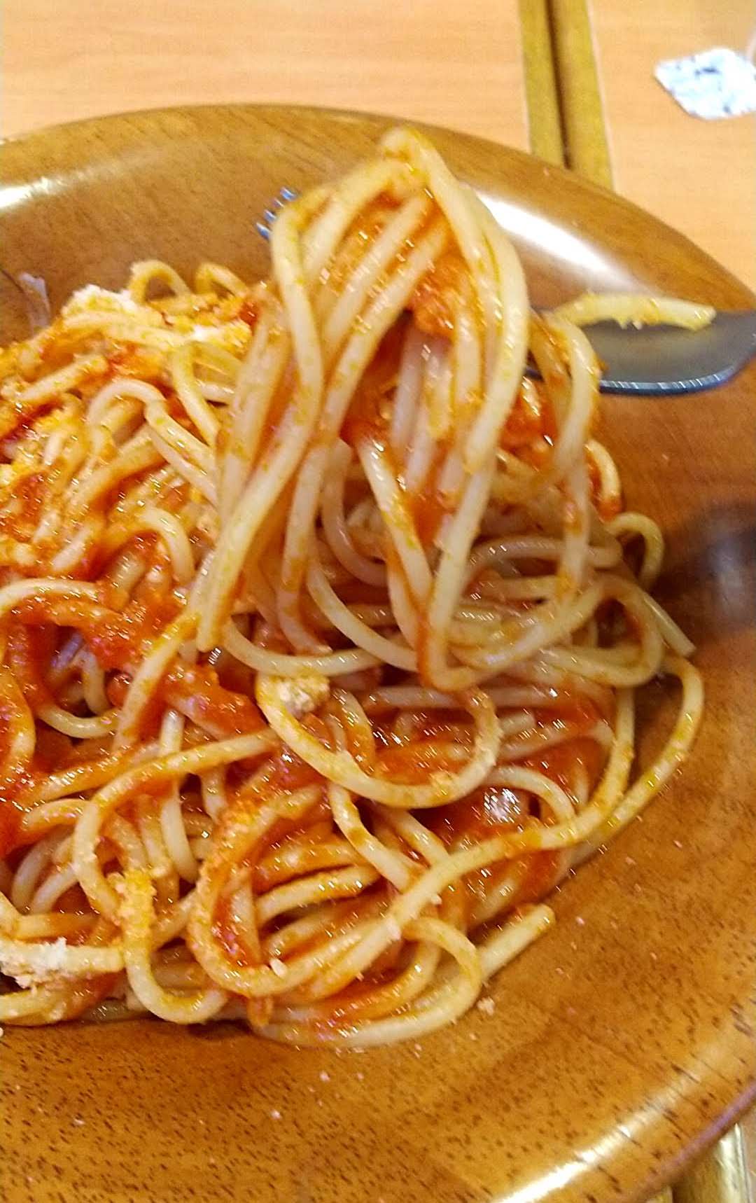 サイゼリヤ　スパゲッティポモドーロ　トマトソース