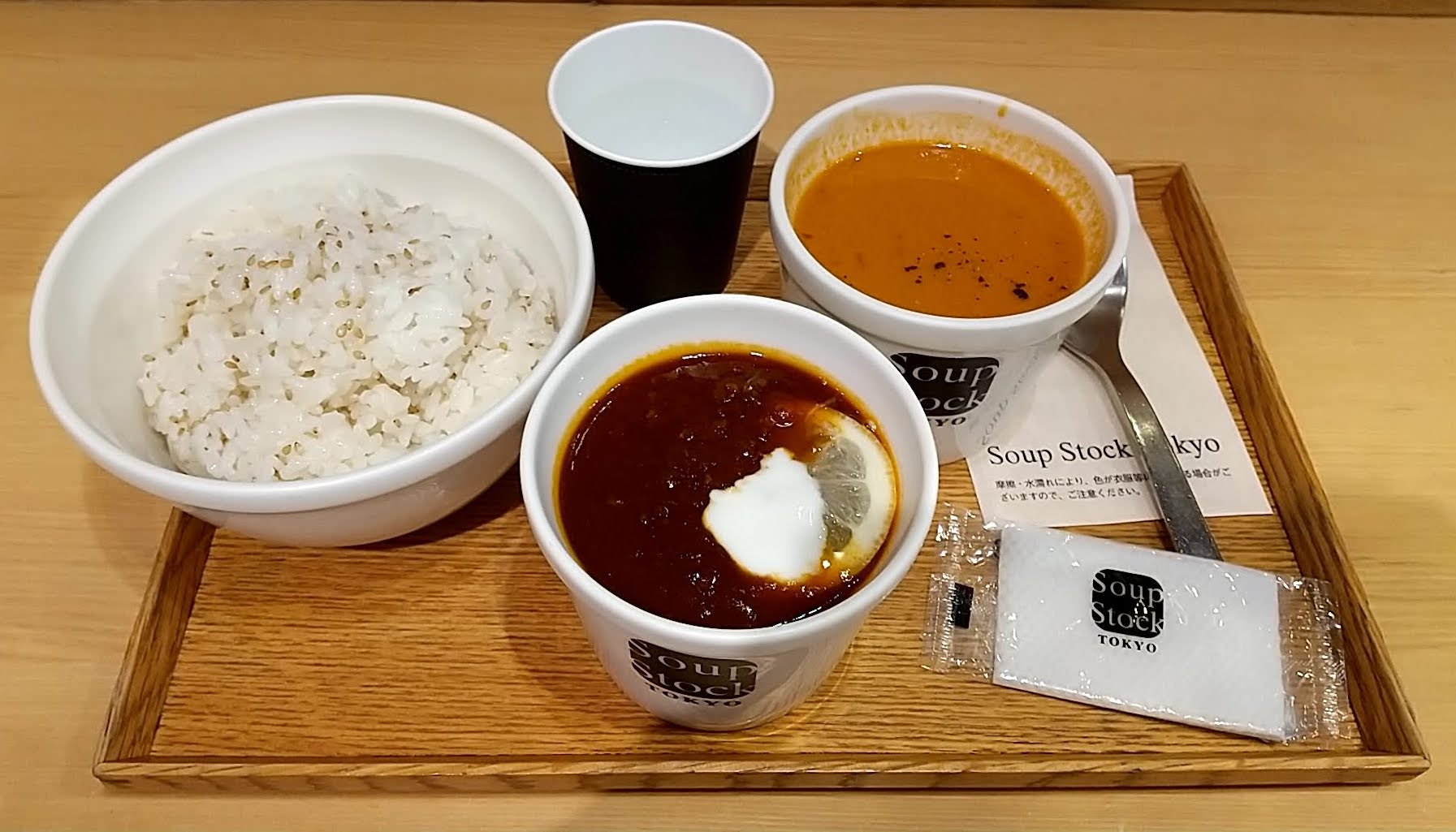 Soup Stock Tokyo　東京ボルシチ　オマール海老のビスク　セット