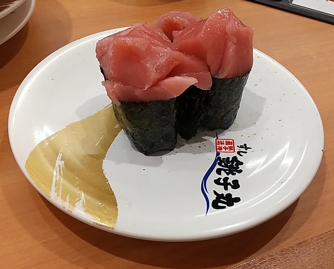 すし銚子丸　ランチ時食事　とろぶつ