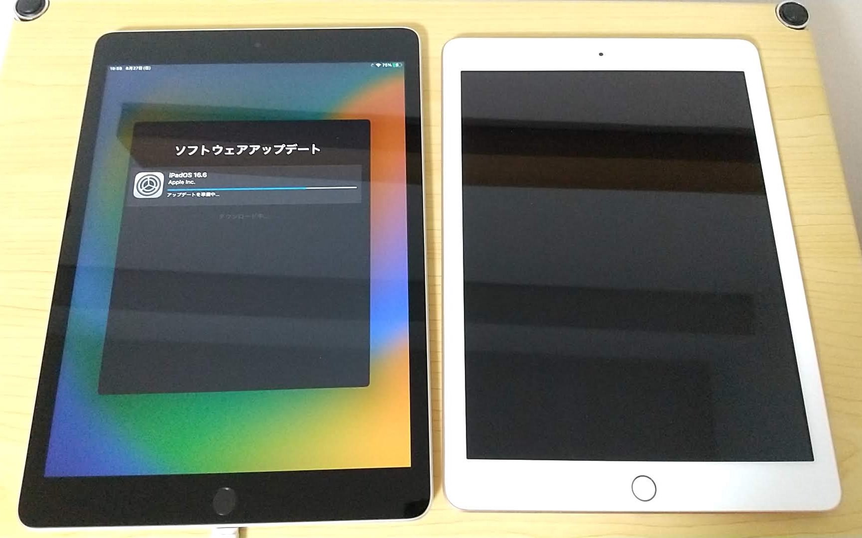 iPad 第9世代第6世代比較　本体