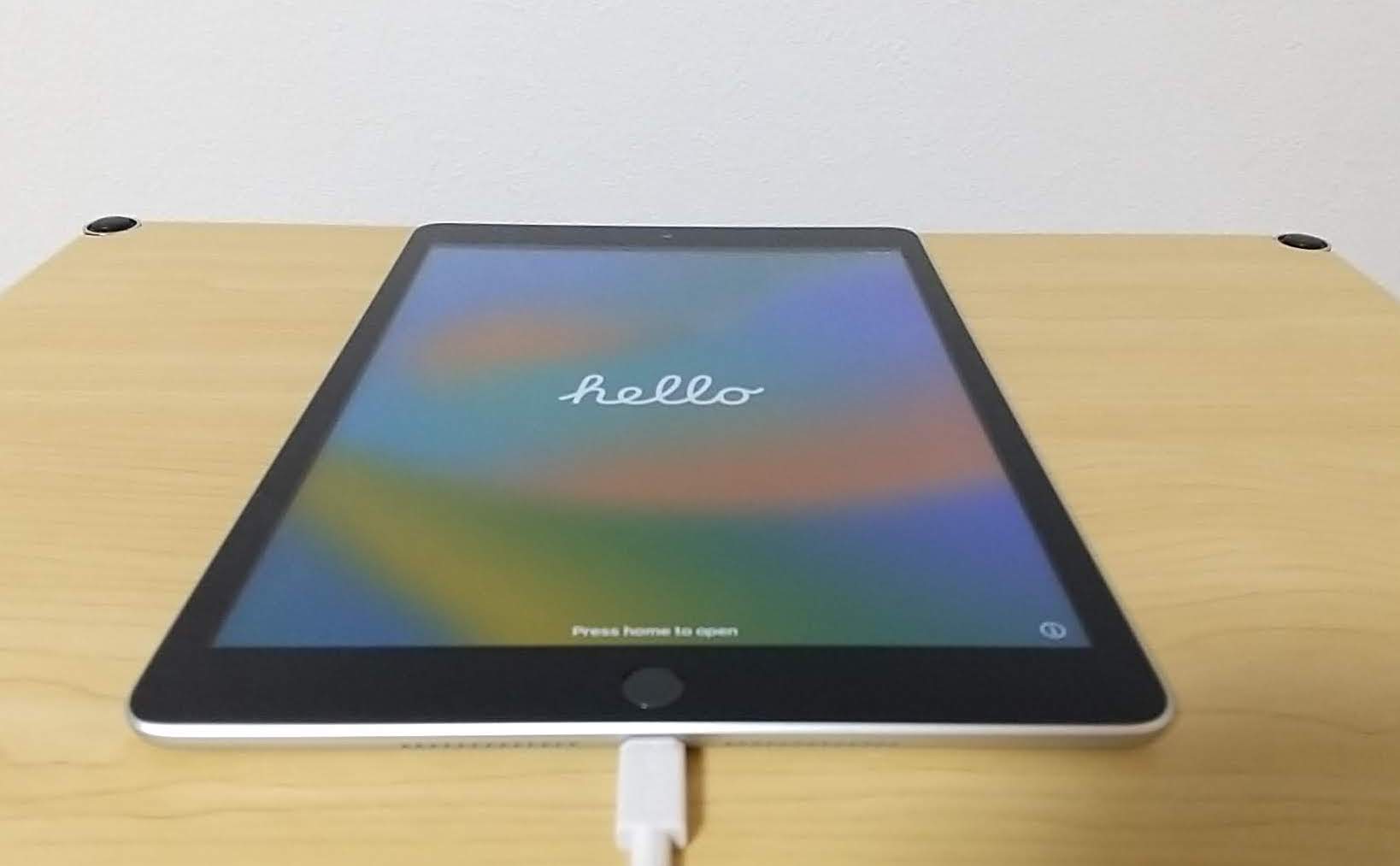 新規購入iPadセットアップ　充電