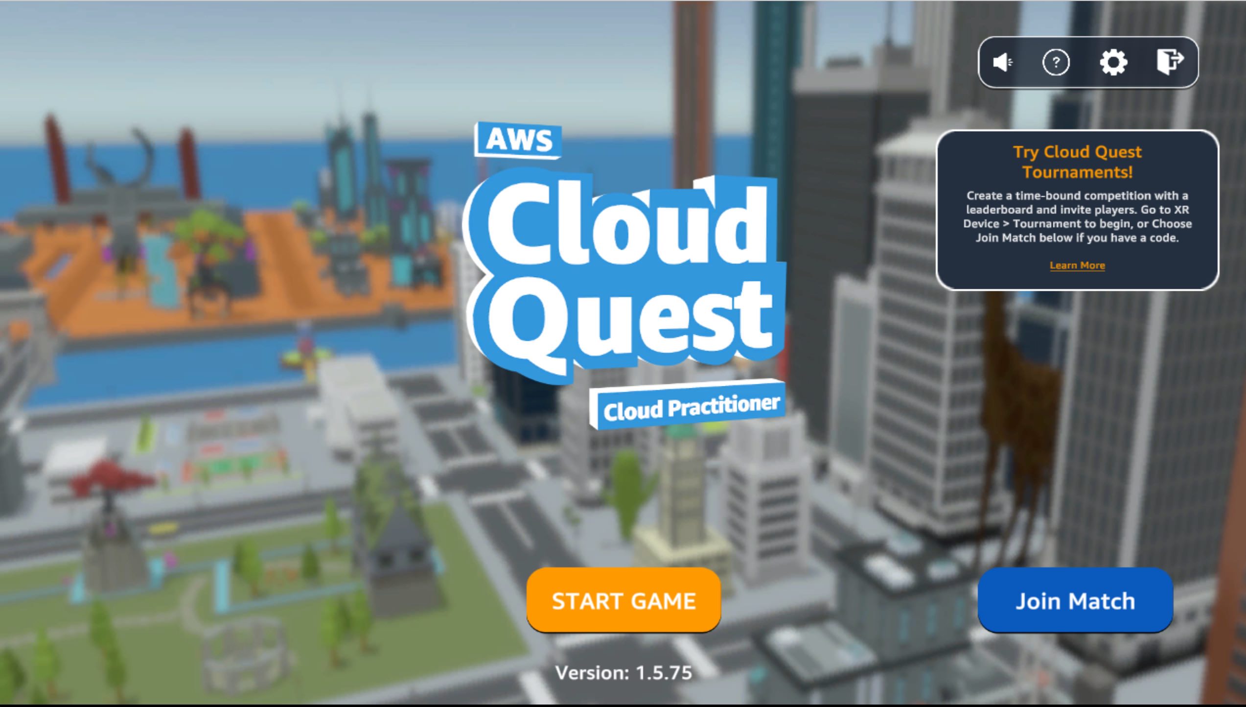 AWS Cloud Quest（クラウドクエスト）　ゲーム開始