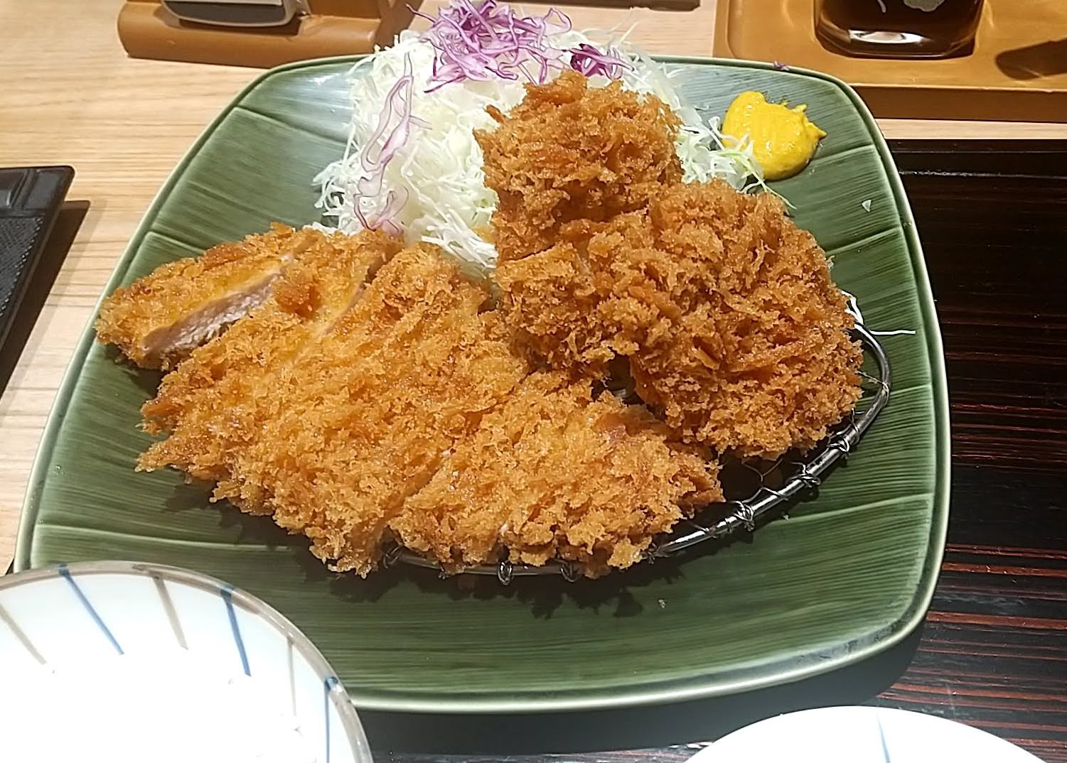 とんかつ和幸　ひれロース盛合せ御飯　ひれかつロースかつ