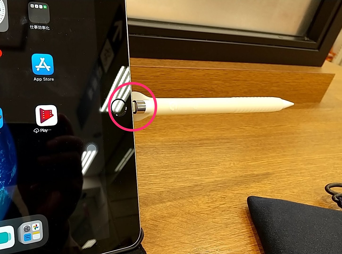 第9世代iPad Apple Pencil接続　ライトニング