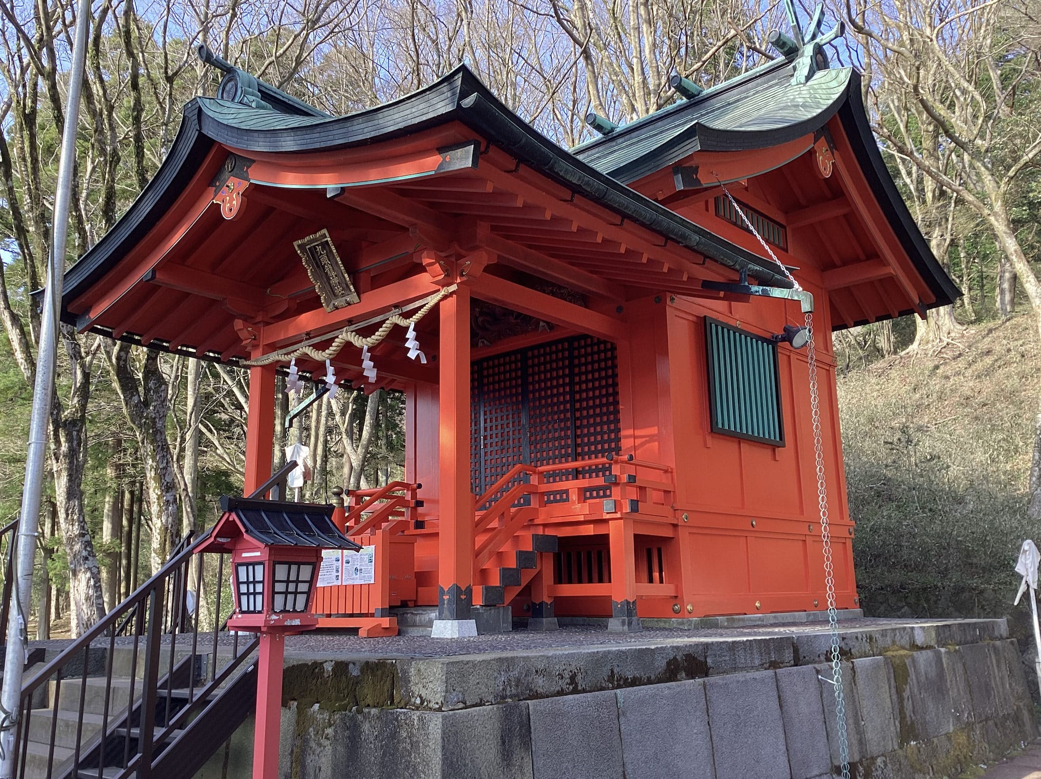 箱根九頭龍の森　セラピーロード　神社
