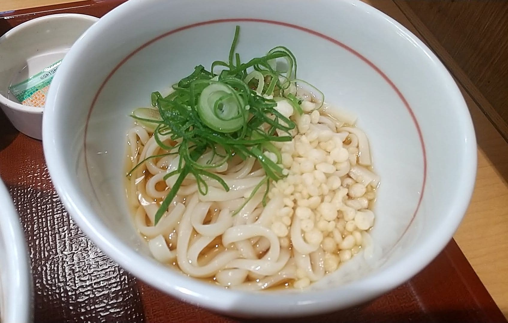 なか卯　レバニラ親子丼　冷やし小うどん