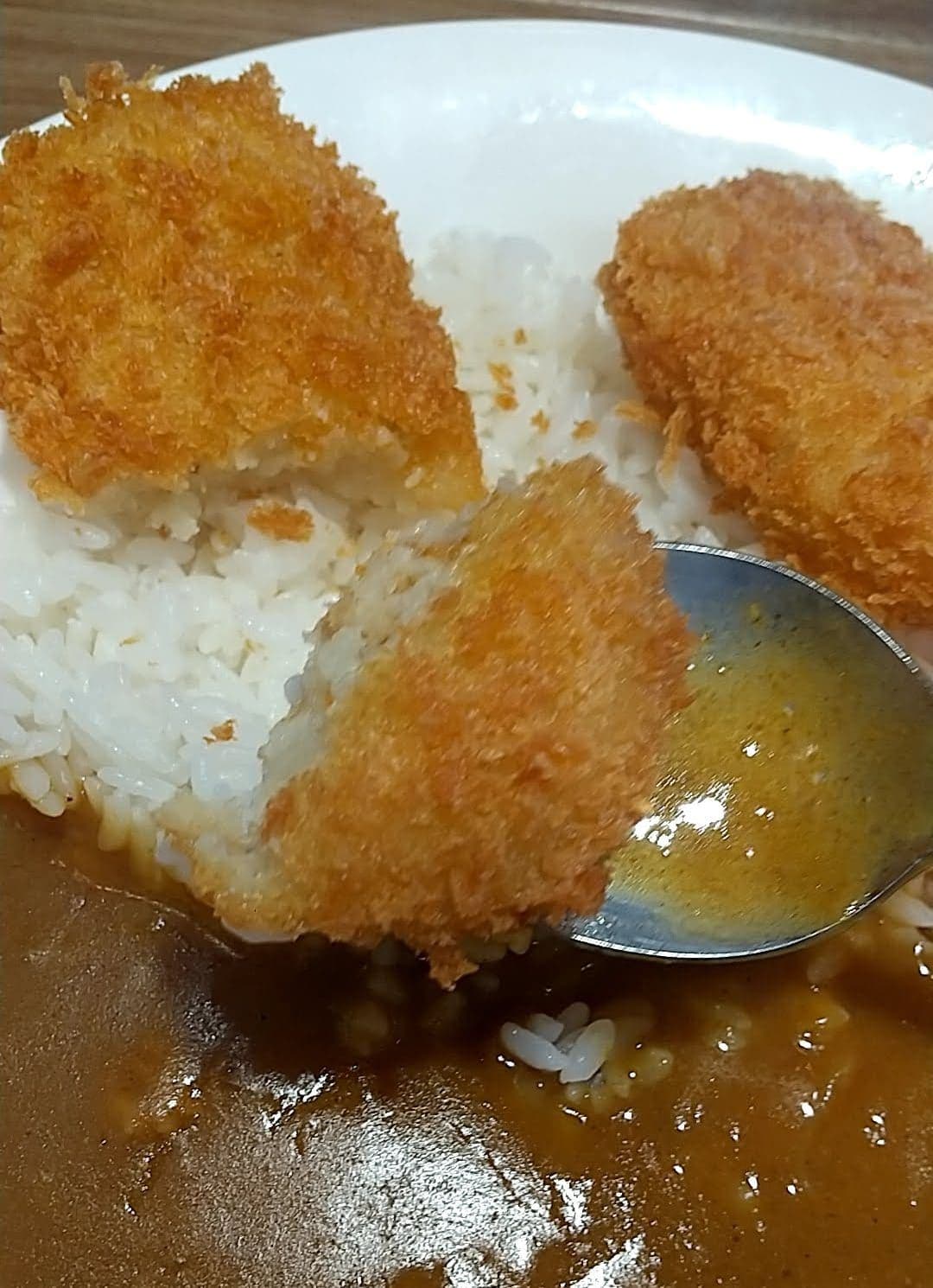 curry shop C&C　有楽町店　男爵コロッケカレー　サクッと