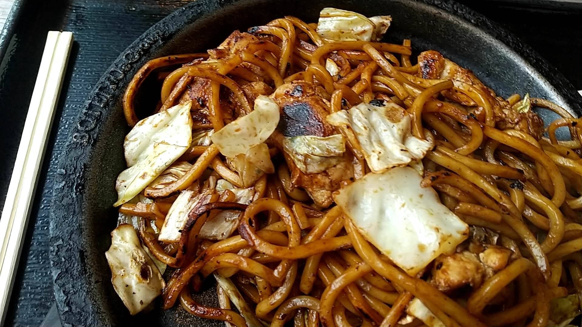 てっぱん屋台 ダイバーシティ東京プラザ店　ひるぜん焼きそば　焼き加減