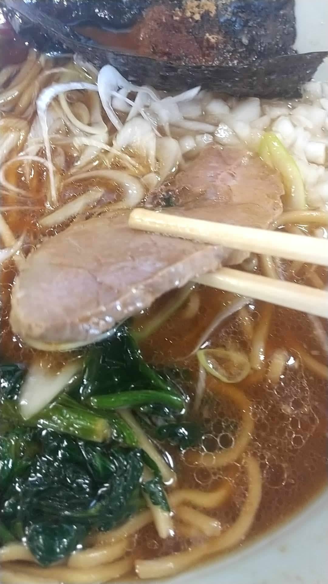 山岡家　限定　和節とんこつ醤油ラーメン　チャーシュー