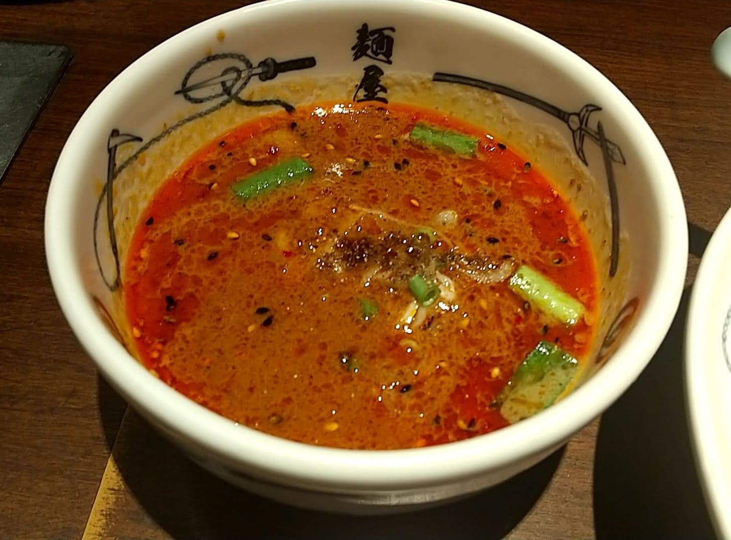 田町 麺屋武蔵 芝浦店　「芝辛濃厚つけ麺」　スープ