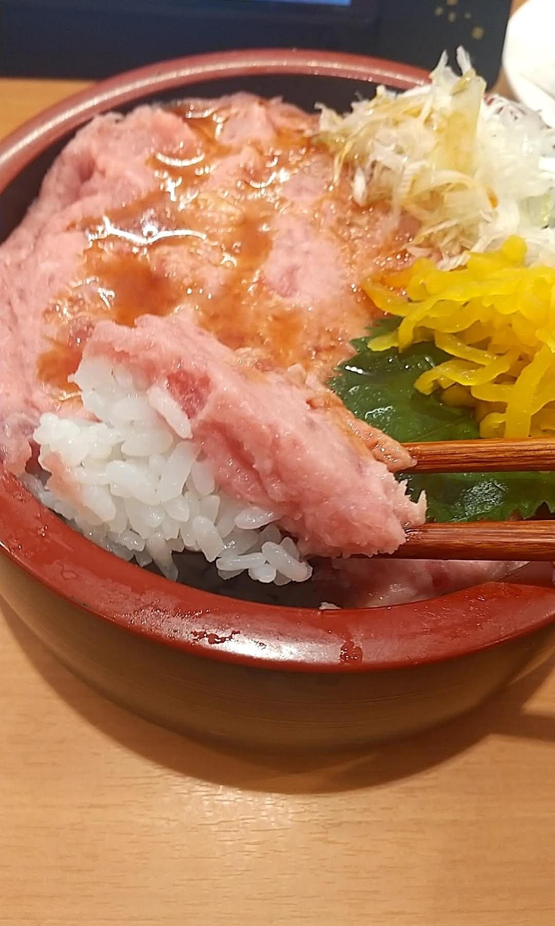 銚子丸　とろたく丼　ねぎとろ