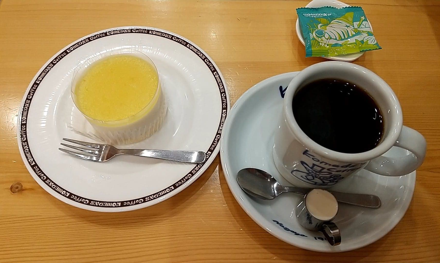 コメダ珈琲店 すずむレモンチーズ　コーヒー