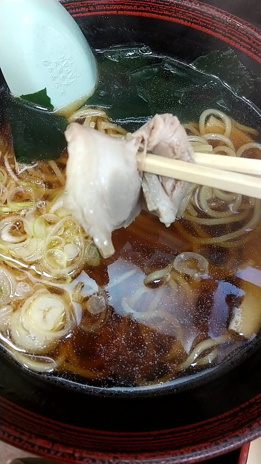 梅もと ヤエチカ店　醤油ラーメンセット　具材