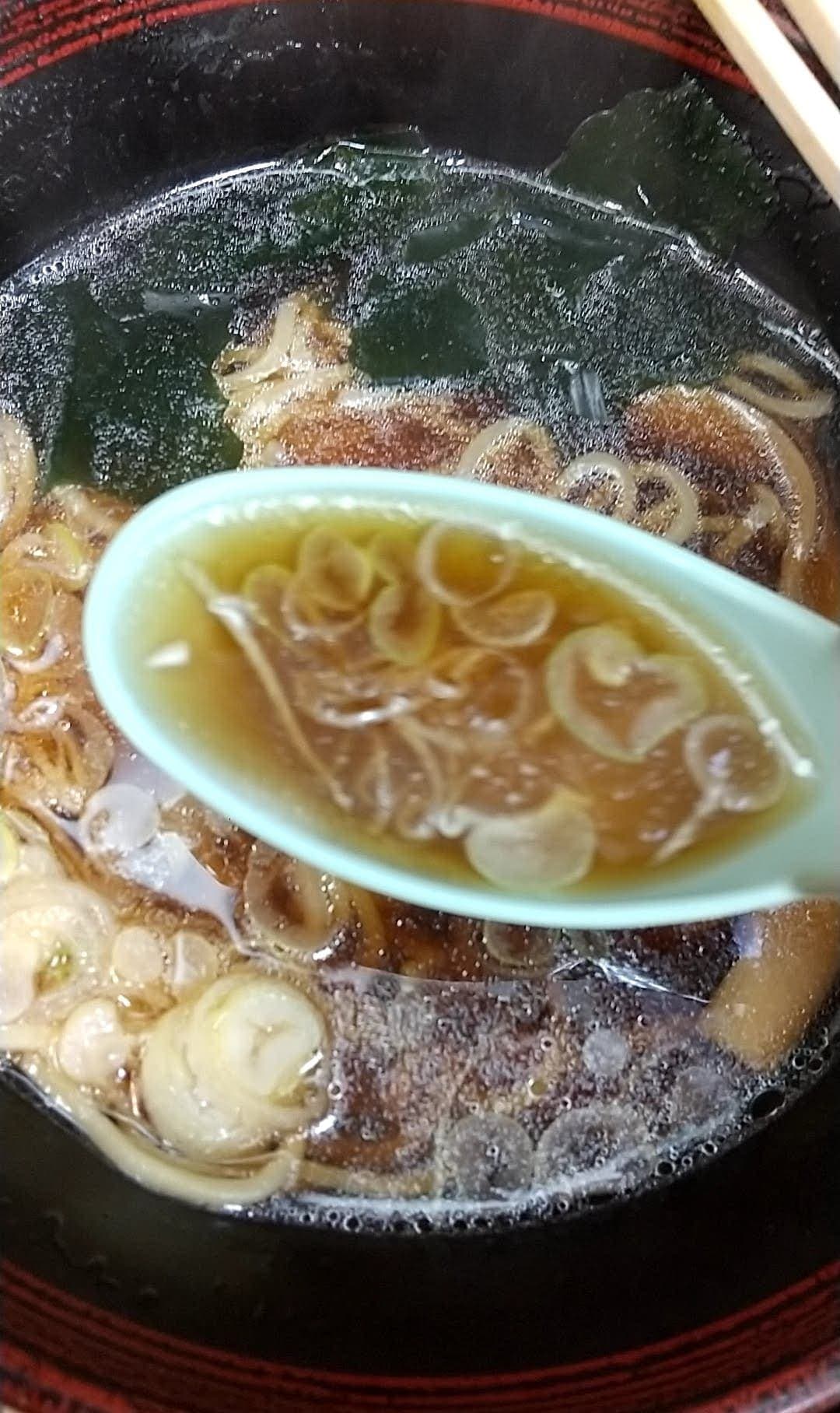 梅もと ヤエチカ店　醤油ラーメンセット　ネギ