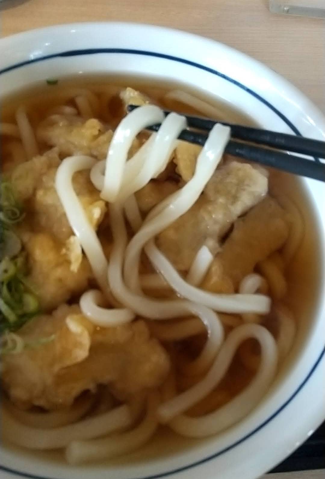 ウエスト　鎌ヶ谷　ごぼう天うどん　麺