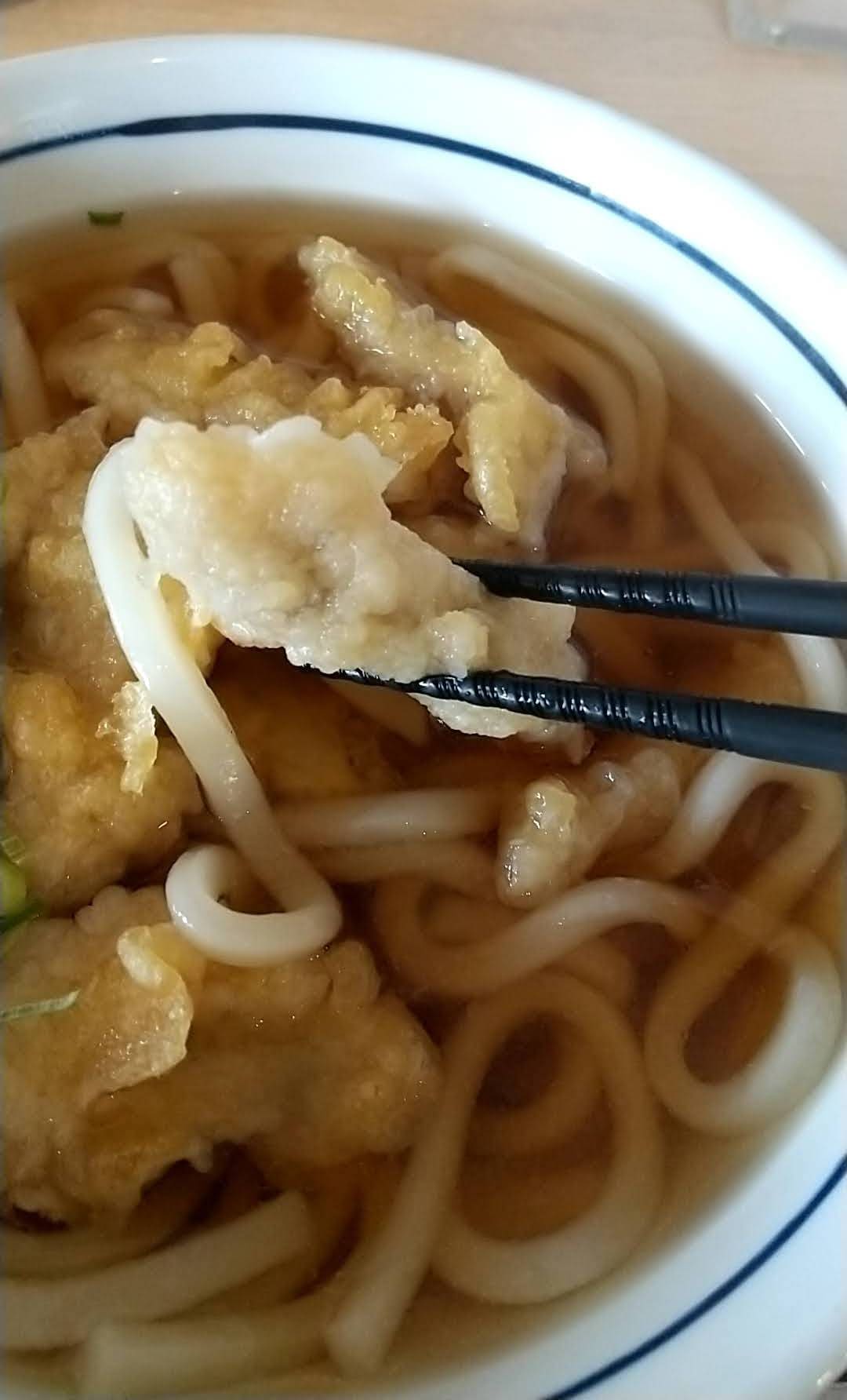 ウエスト　鎌ヶ谷　ごぼう天うどん　ごぼう天