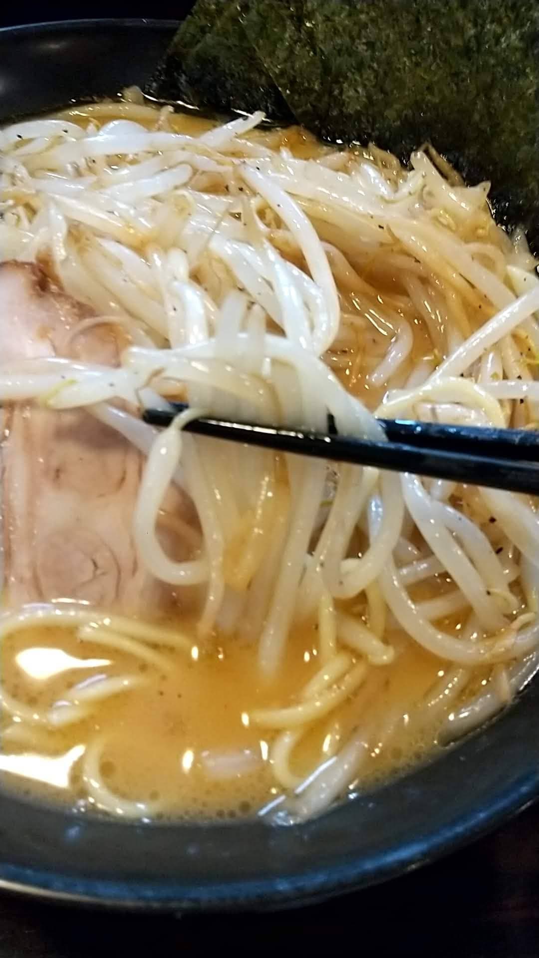 ラーメン道楽 鮫洲本店　もやしラーメン　もやし