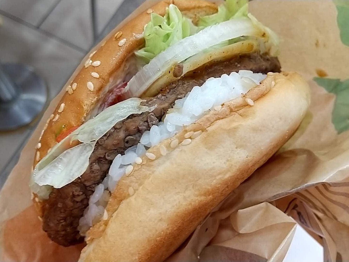 バーガーキング　KYOTOワッパー　食べる