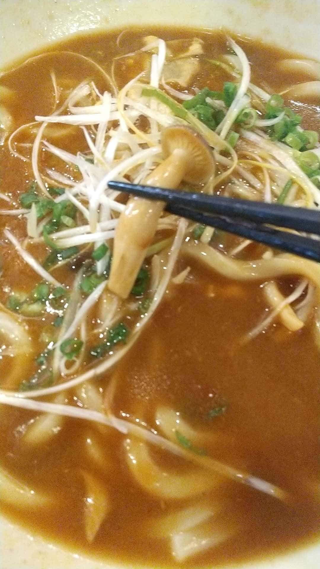 ジョナサン　カレー南蛮うどん＋ミニローストビーフご飯　きのこ