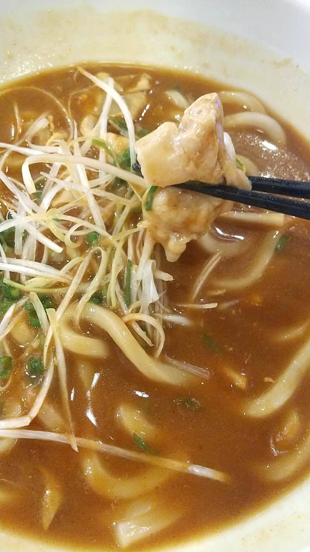 ジョナサン　カレー南蛮うどん＋ミニローストビーフご飯 豚肉