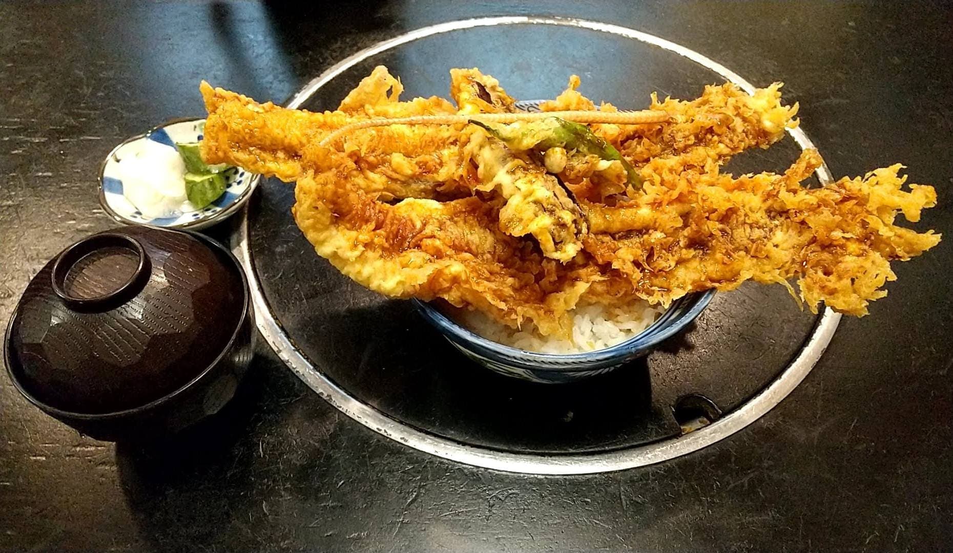 大田市場　かんだ福寿　江戸前穴子天丼