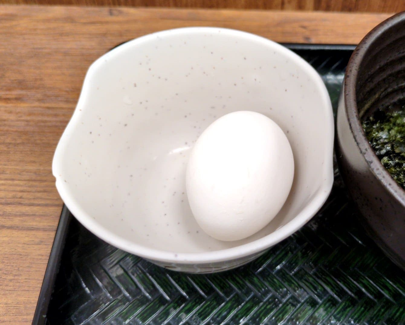 はなまるうどん　焼き海苔バター温玉うどん　温玉