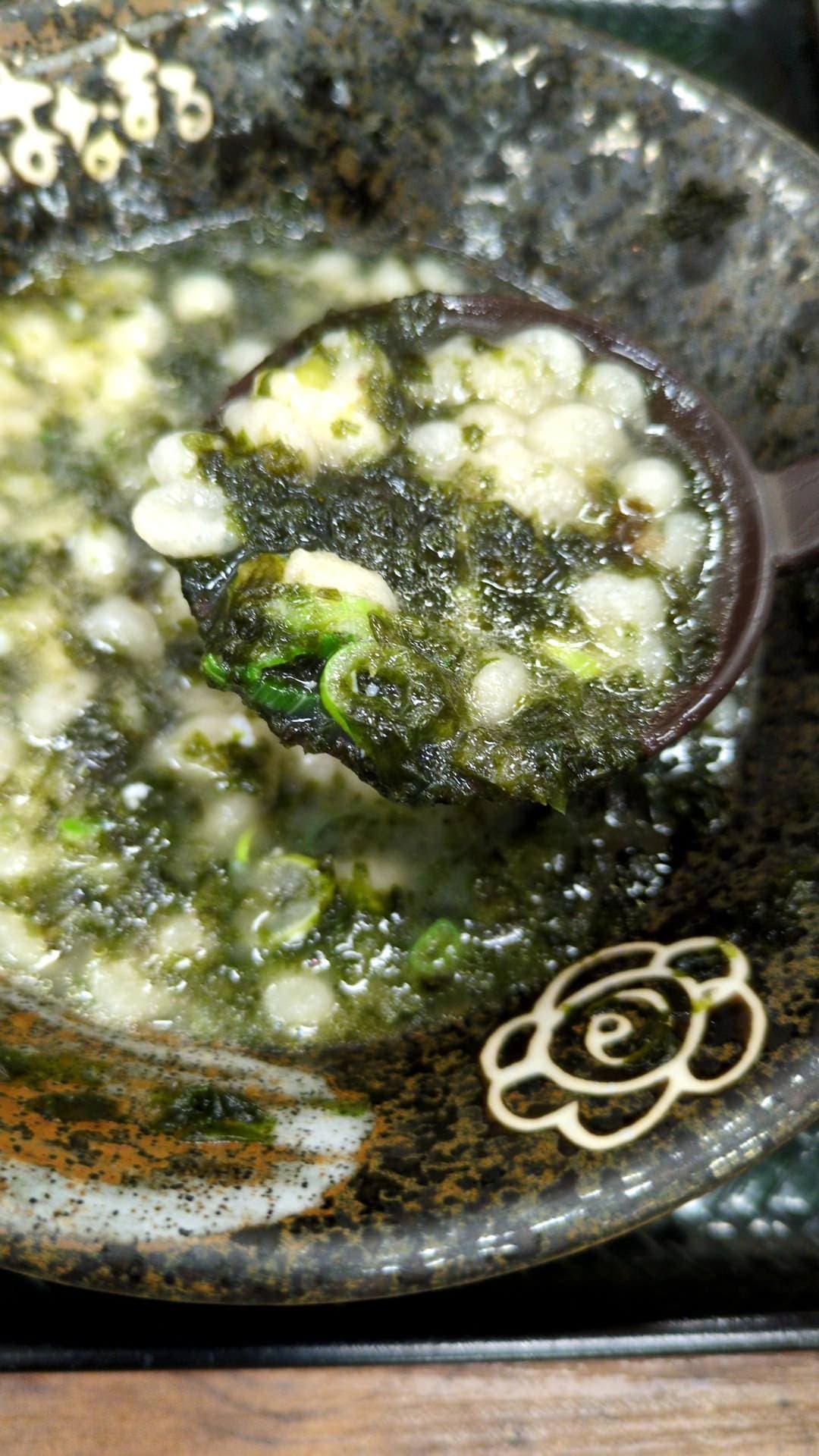 はなまるうどん　焼き海苔バター温玉うどん　出汁