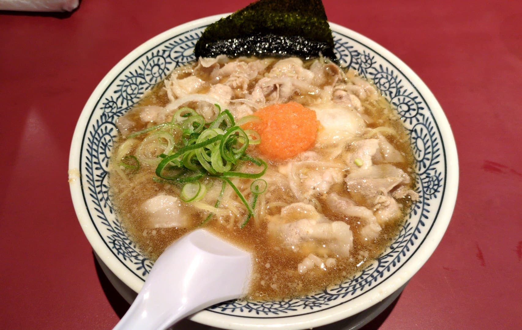 丸源ラーメン　「熟成醤油ラーメン 肉そば」