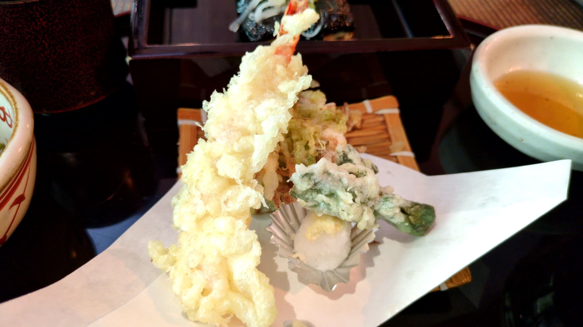滋養料理 山法師　山法師ごはん　小天ぷら