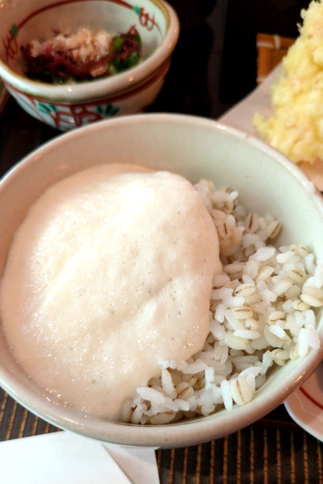 滋養料理 山法師　山法師ごはん　麦ご飯＋とろろ